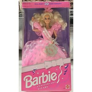 VINTAGE 1992 BARBIE DOLL WAL-MART 30TH ANNIVERSARY NEW IN BOX MATTEL #2282